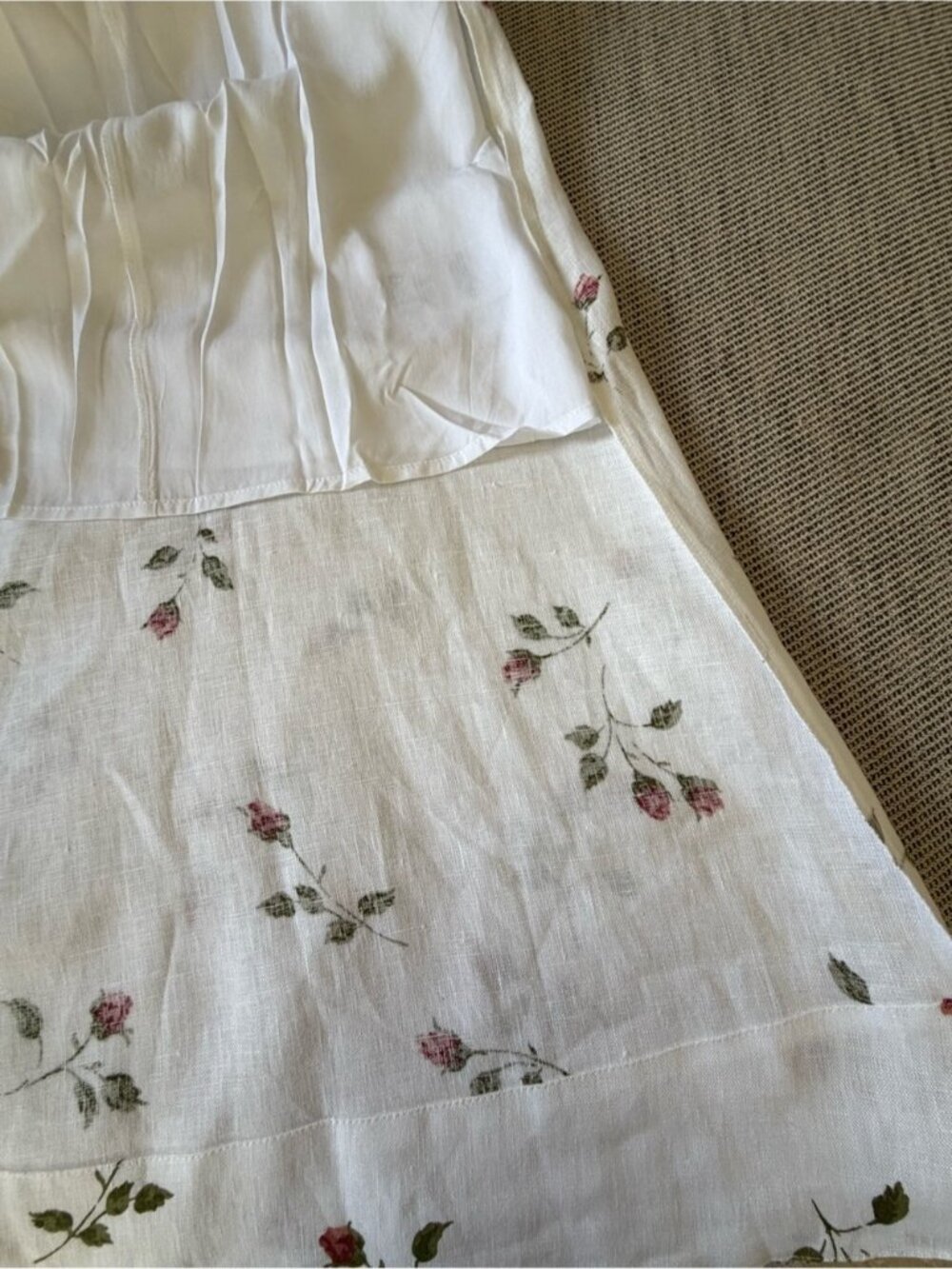 NEW Reformation Cecilia Linen Maxi Dress Floating Rose White Floral | US 2 UK 6 - Picture 13 of 15